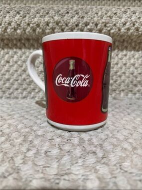 Coca-Cola Red and White Logo Ceramic Mug